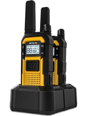 Long Range FRS Walkie Talkies - Durable Two Way Radio, Mil-Standards 810H